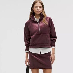 Lululemon Scuba High Rise Mini Skirt, Velvet, NWT